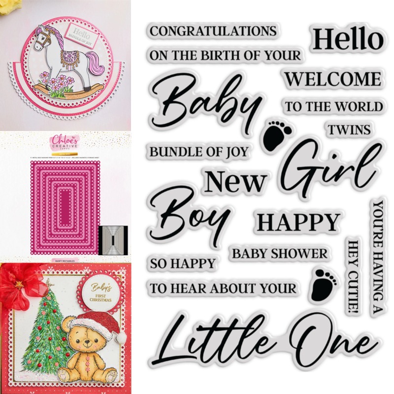 Baby Food Book - Fustelle e timbri in metallo a