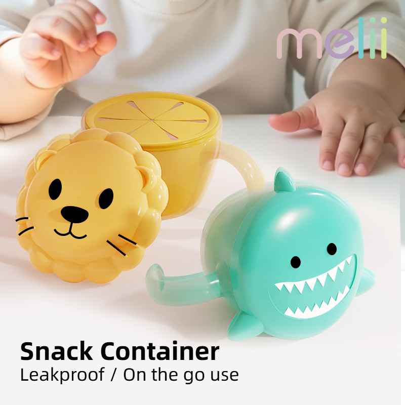 Baby Food On The Go - Contenitore per Snack Melii, Antigoccia e
