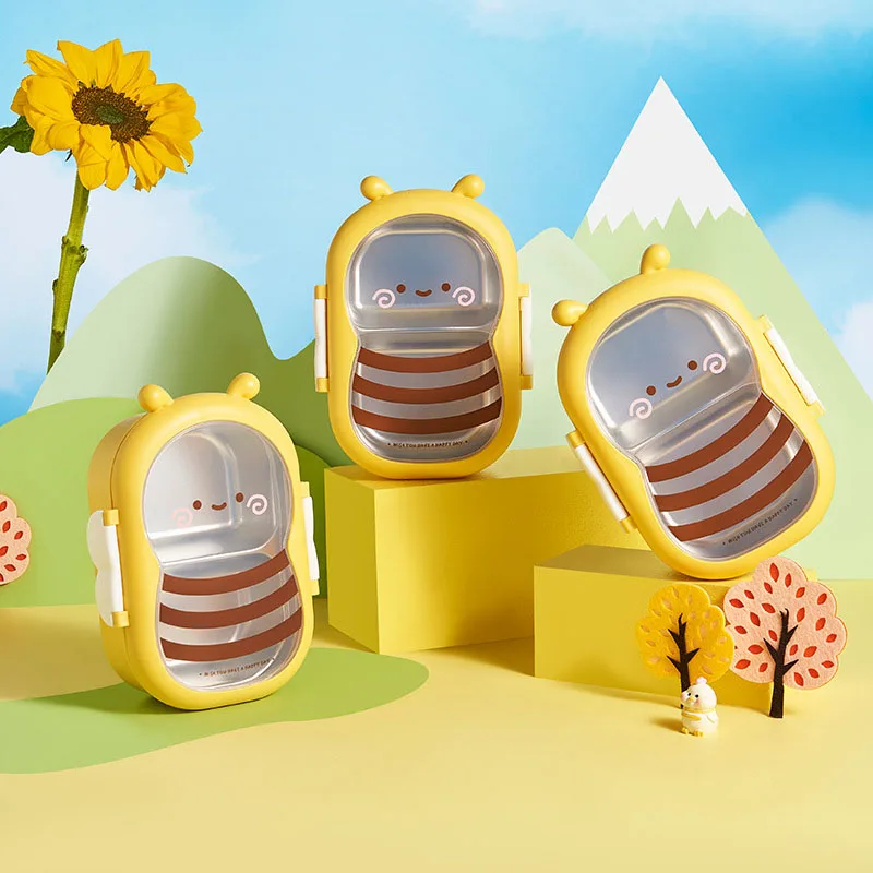 Baby Food Options - Lunch Box portatile per studenti Cute