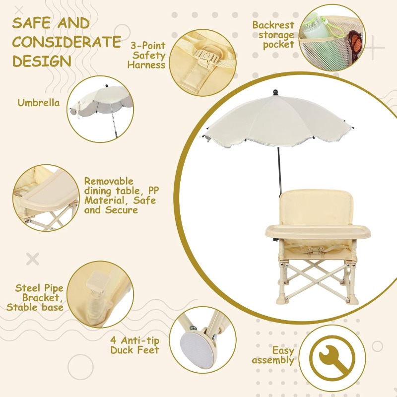 Seggiolino da Spiaggia per Bam - Baby Food Chair recensione e prezzo