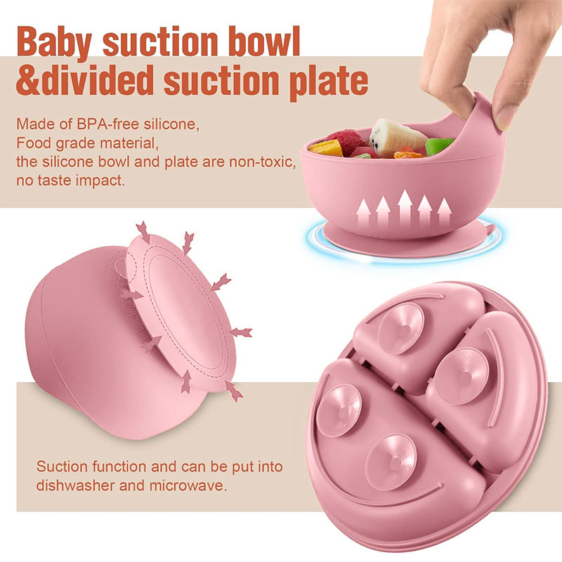 Set di stoviglie in silicone p - Baby Food Bowl recensione e prezzo